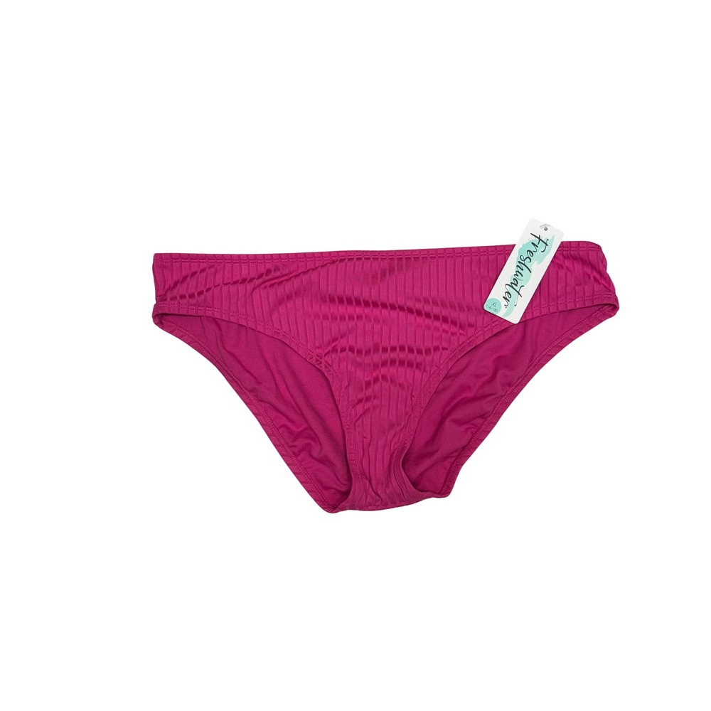 Freshwater Pink Ribbed Hipster Bikini Bottoms XL FA22S034RN New